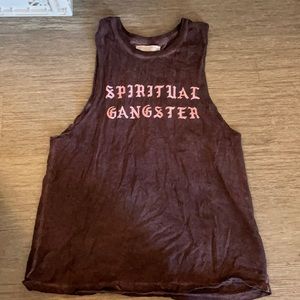 Purple Spiritual Gangster Tank